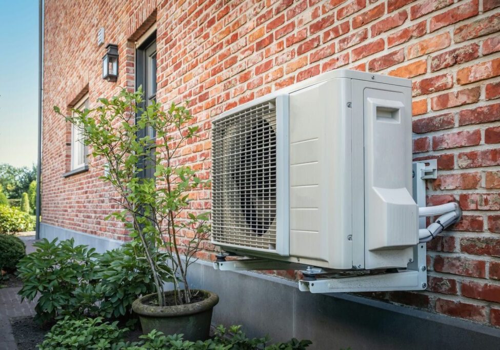 residential heat pump installation